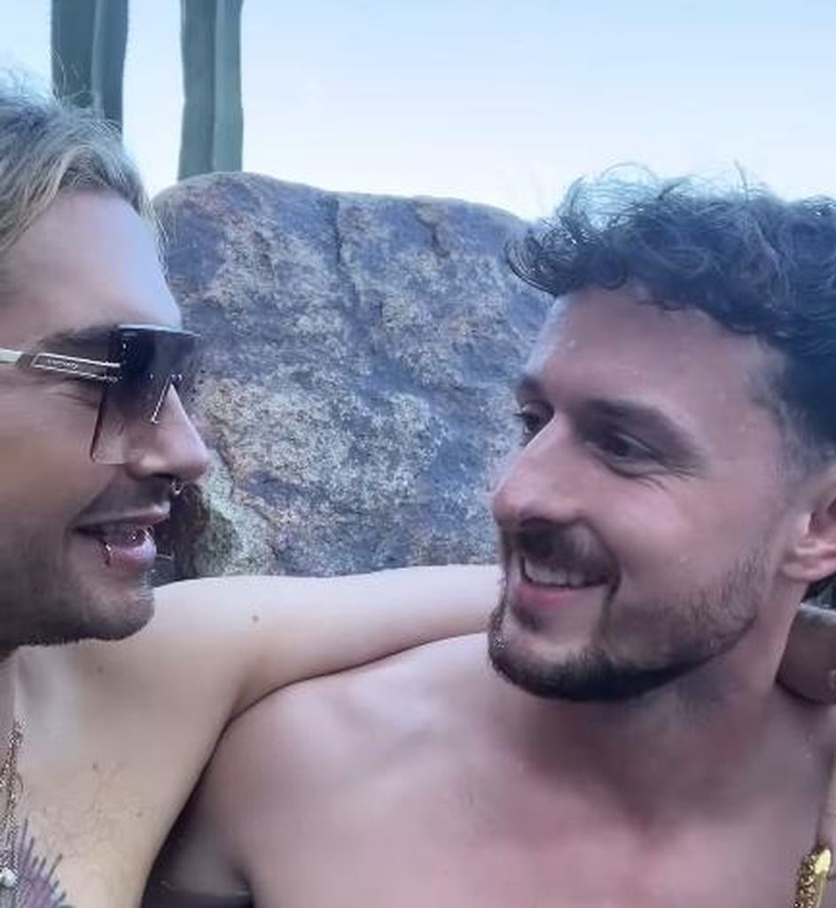 Bill Kaulitz und Jannik Kontalis, August 2025 in Los Angeles