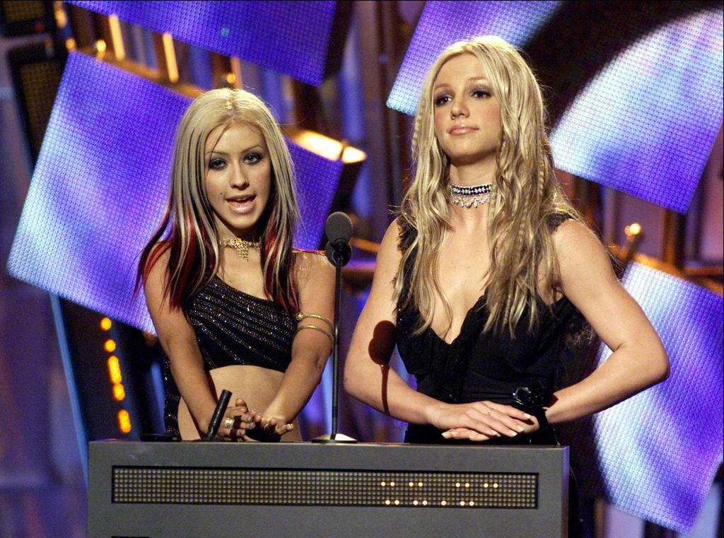 Britney Spears und Christina Aguilera bei den MTV Video Music Awards 2000