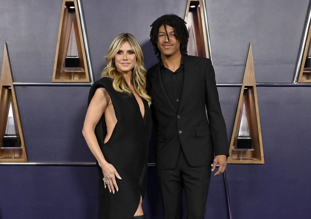 Heidi Klum und ihr Sohn Henry Samuel bei den American Music Awards 2025