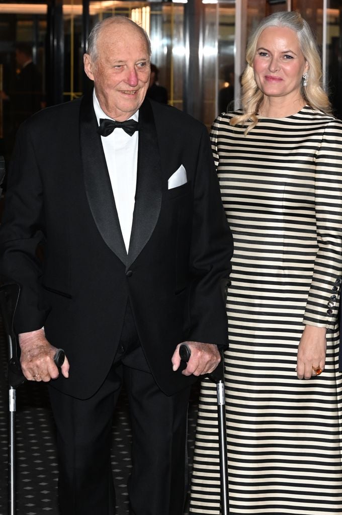 König Harald und Kronprinzessin Mette-Marit, Dezember 2023