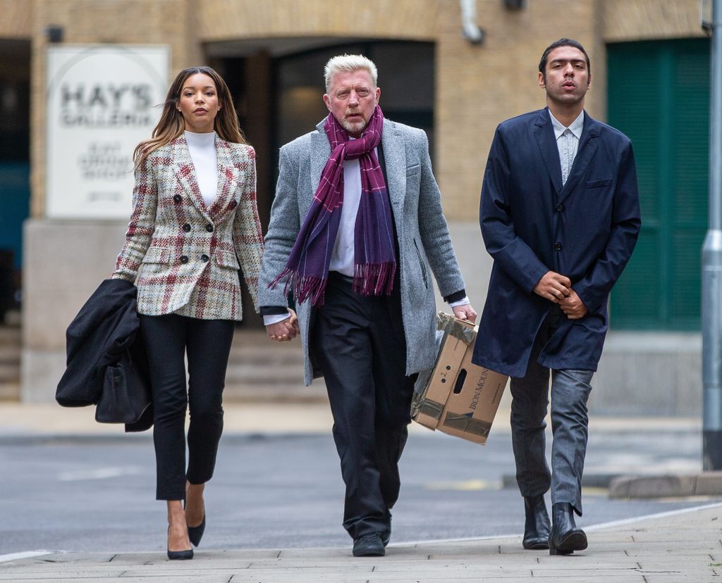 Seltene Aufnahmen: Boris Becker mit Freundin und Sohn Noah