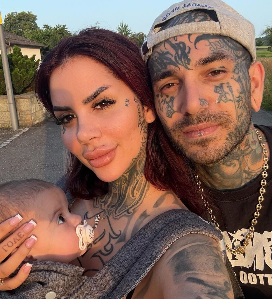 Mia Madisson und Matteo Rocco mit Tochter Sarabi