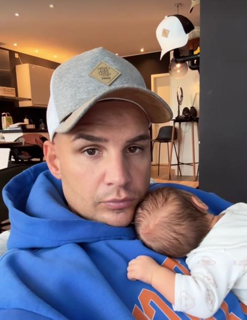 Pietro Lombardi und sein Sohn Amelio, 2024