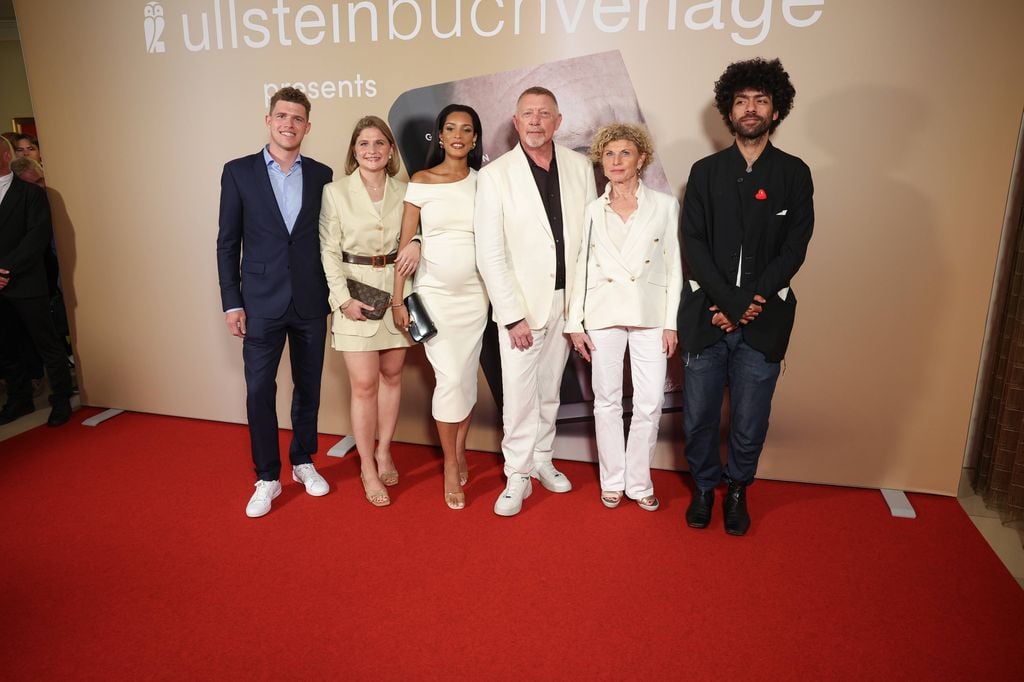 Vincent und Carla Becker-Schorp, Lilian, Boris Becker, Sabine Becker-Schorp, Noah Becker