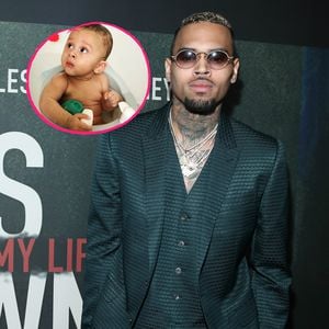 In Wanne: Chris Brown teilt ultrasüßes Bild von Sohn Aeko