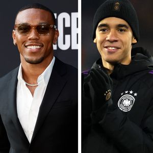 Große Ehre: NFL-Star Amon-Ra St. Brown trägt Musiala-Trikot