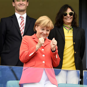 Erst wieder im Finale: Merkel legt Jubel-Pause ein