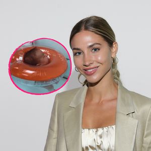 Süß! Ann-Kathrin Götze geht mit Sohn Rome zum Baby-Floating