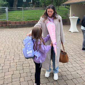 Anna Maria Damms Tochter Eliana geht ab jetzt zur Schule