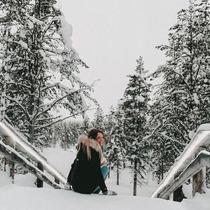 Im Finnland-Urlaub: Anne Wünsche ist total nachdenklich