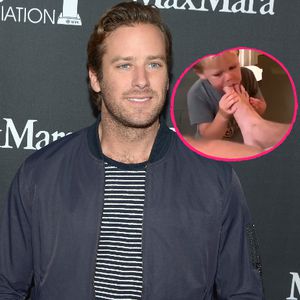 Sohn lutscht an Papas Fuß! Shitstorm für Armie Hammer