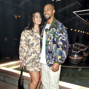 Ashley Graham und Justin Ervin turteln auf der Fashion Week
