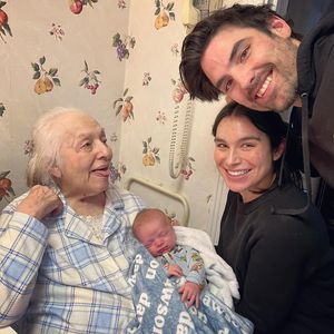 Drei Generationen: Ashley Iaconettis Oma trifft Urenkel
