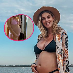 Schwangere Ashley James präsentiert ihre XXL-Wölbung