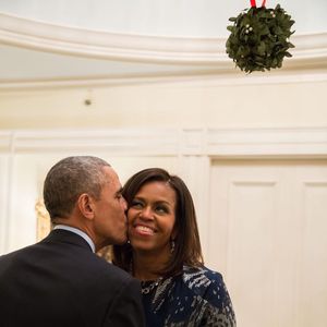 Süßes Foto: Barack und Michelle Obama teilen Weihnachtsgrüße