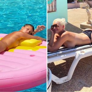 Bella Hadid sonnt sich wie Daniela Katzenberger oben ohne