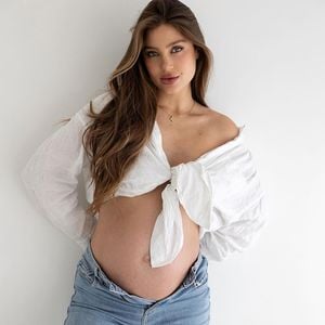 "Nervös": Belle Lucia fiebert Geburt ihres Babys entgegen