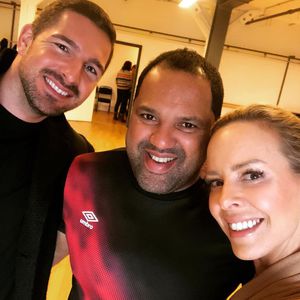 Ben Piwko besucht Ailton und Isabel bei "Let's Dance"-Probe
