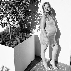 In Glitzer gehüllt: Billie Lourd zeigt ihren Babybauch!