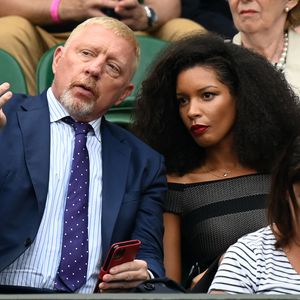 In Wimbledon: Boris Becker wird von neuer Freundin begleitet