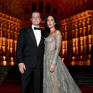 Seltene Bilder von Brad Pitt und Ines De Ramon in London