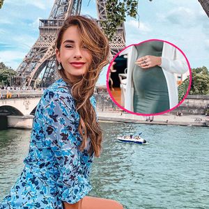 Richtig rund: Schwangere Brenda Patea zeigt ihren Babybauch
