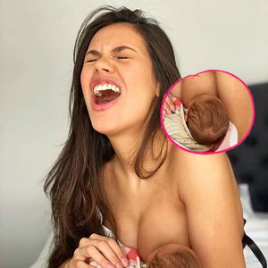 Beim Stillen: Baby von GNTM-Bruna beißt ihr in den Busen!