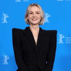 Elegant in schwarz: Carey Mulligan strahlt auf der Berlinale