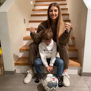 Cathy und Mats Hummels halten für ihren Sohn Ludwig zusammen