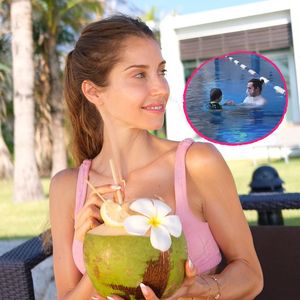 Cathy Hummels stolz: Ludwig (4) lernt schon schwimmen!