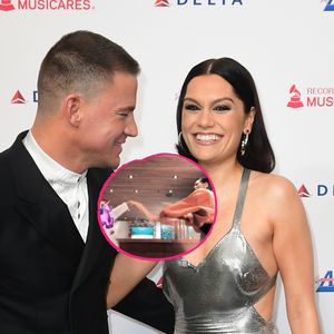 Süßer Schal-Kampf: Jessie J spielt mit Channings Tochter