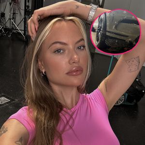 Im Schneechaos: Cheyenne Ochsenknecht hatte einen Autounfall