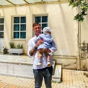 Daddy-Time: Chris Broy will Baby George Sprechen beibringen