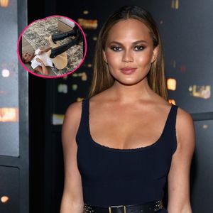 Therapie-Reitstunden: Chrissy Teigen kämpft mit Ausrüstung