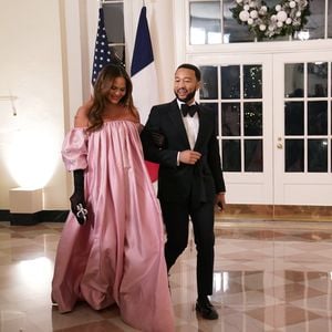 Wow-Auftritt: Chrissy Teigen und John Legend im Weißen Haus