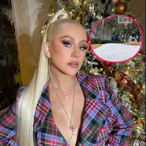 Fake-Schnee: Christina Aguilera holt den Winter nach L.A.