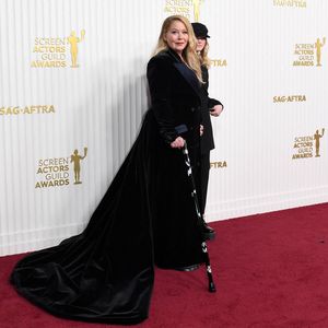 Letztes Mal? Christina Applegate posiert auf Red Carpet