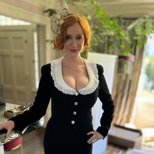 Vor Hochzeit: Christina Hendricks feierte eine Teeparty!