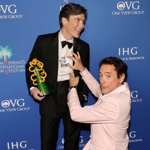 Cillian Murphy und Robert Downey Jr. albern bei Event rum