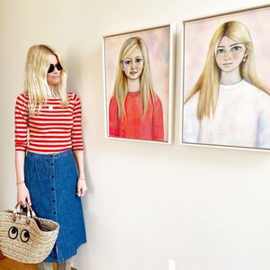 Seltener Anblick: Claudia Schiffer zeigt Portraits von Kids