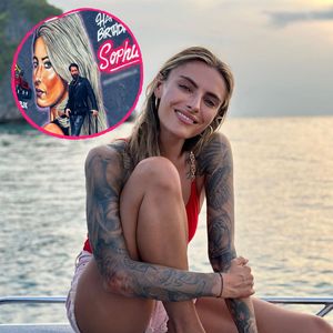 Sophia Thomallas Gesicht ziert jetzt die Berliner Mauer!