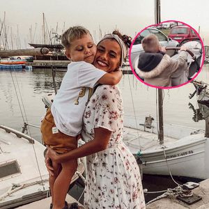 Stolzer großer Bruder: Alessio Lombardi mit Solea unterwegs