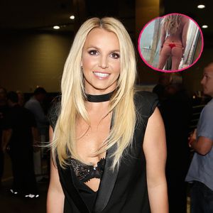 Sie tut es schon wieder: Britney posiert nur im roten String