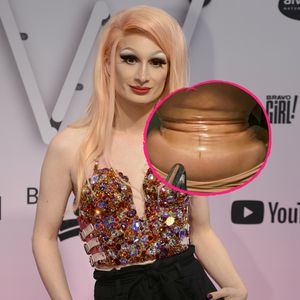 Für den perfekten Look: Candy Crash schnürt sich Bauch ab