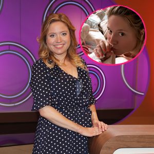 Süß! Caroline Frier knutscht drei Monate alte Tochter ab