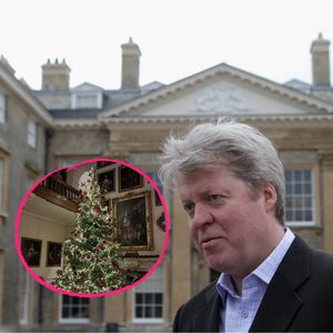 Traditionell: Charles Spencer fällt eigenen Weihnachtsbaum
