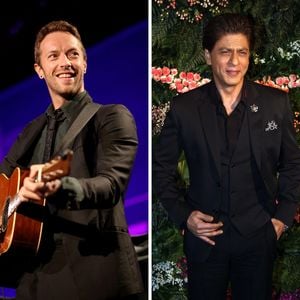 Chris Martin feiert Shah Rukh Khan beim Konzert in Mumbai