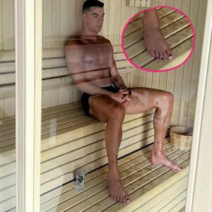 Heißes Sauna-Pic: Trägt Kicker Cristiano Ronaldo Nagellack?