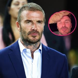 Niedlich! David Beckham kuschelt im Netz mit seinem Hund