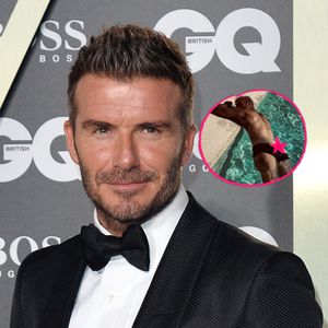Ungeniert: Hier sonnt sich David Beckham mit nacktem Po!
